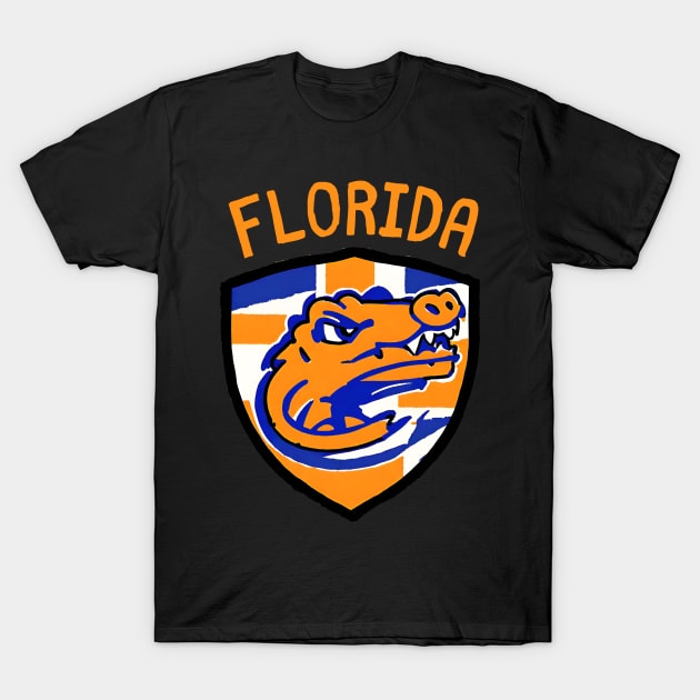 The Florida Football Team American Football of Womens Soccer Team T-Shirt by DaysuCollege